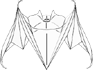 Harry Good Luck Bat - Michael LaFosse